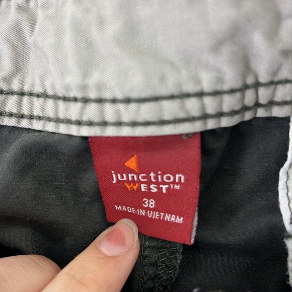 Junction West Cargo Shorts Gray Mens Size 38 - Picture 6 of 7